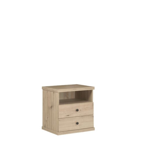 CALI-17 – Artisan Nightstand with Two Drawers