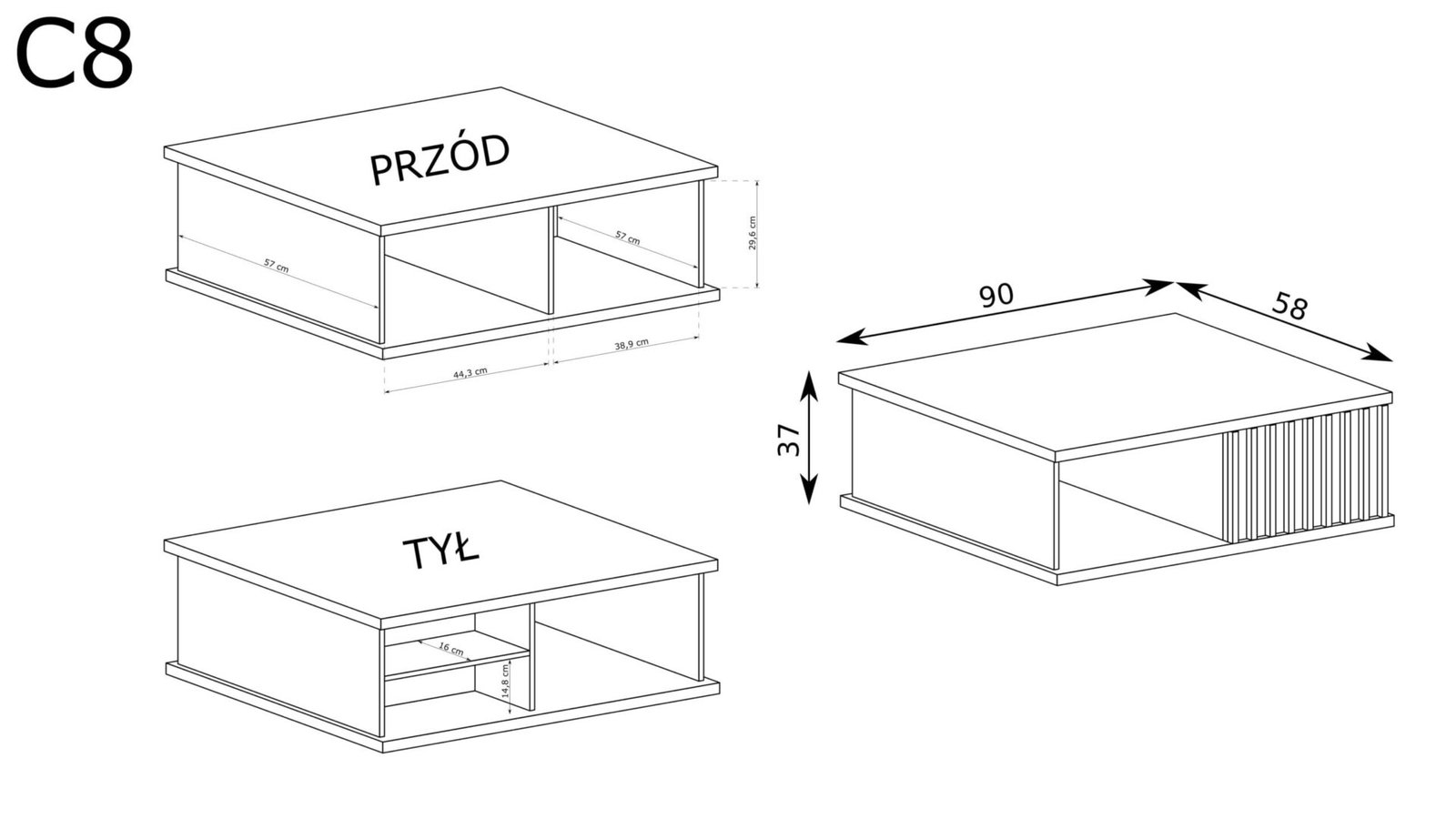 CALI-8 - 1S Artisan coffee table - Image 3
