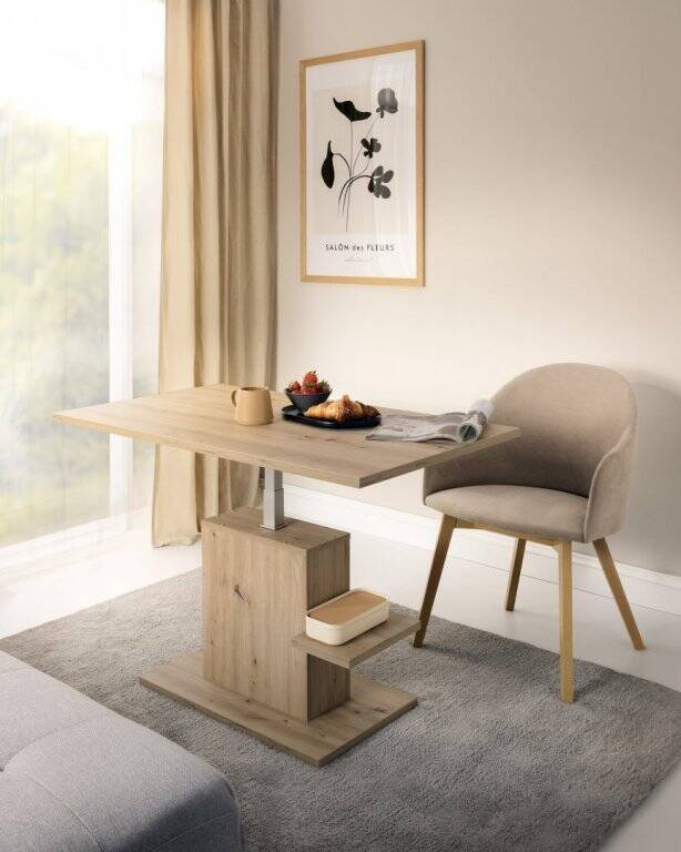 Cortado CRTT07 - Bench, Extendable Coffee Table, Viking Oak - Image 3
