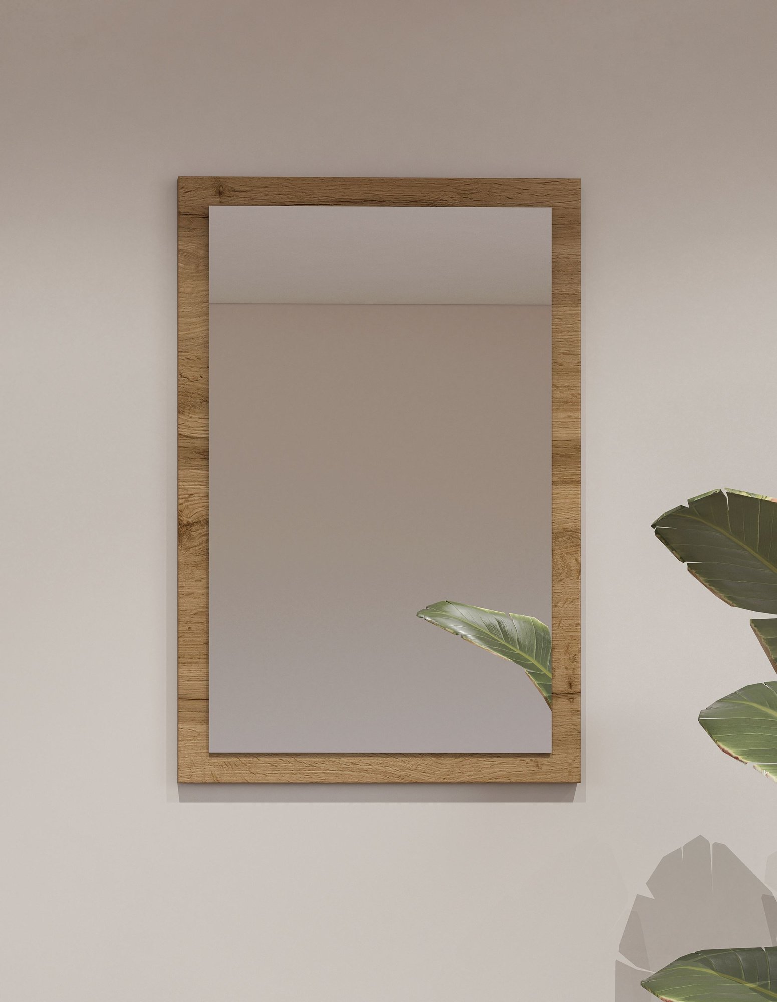 Cross Hall – hanging mirror Wotan oak - Image 2