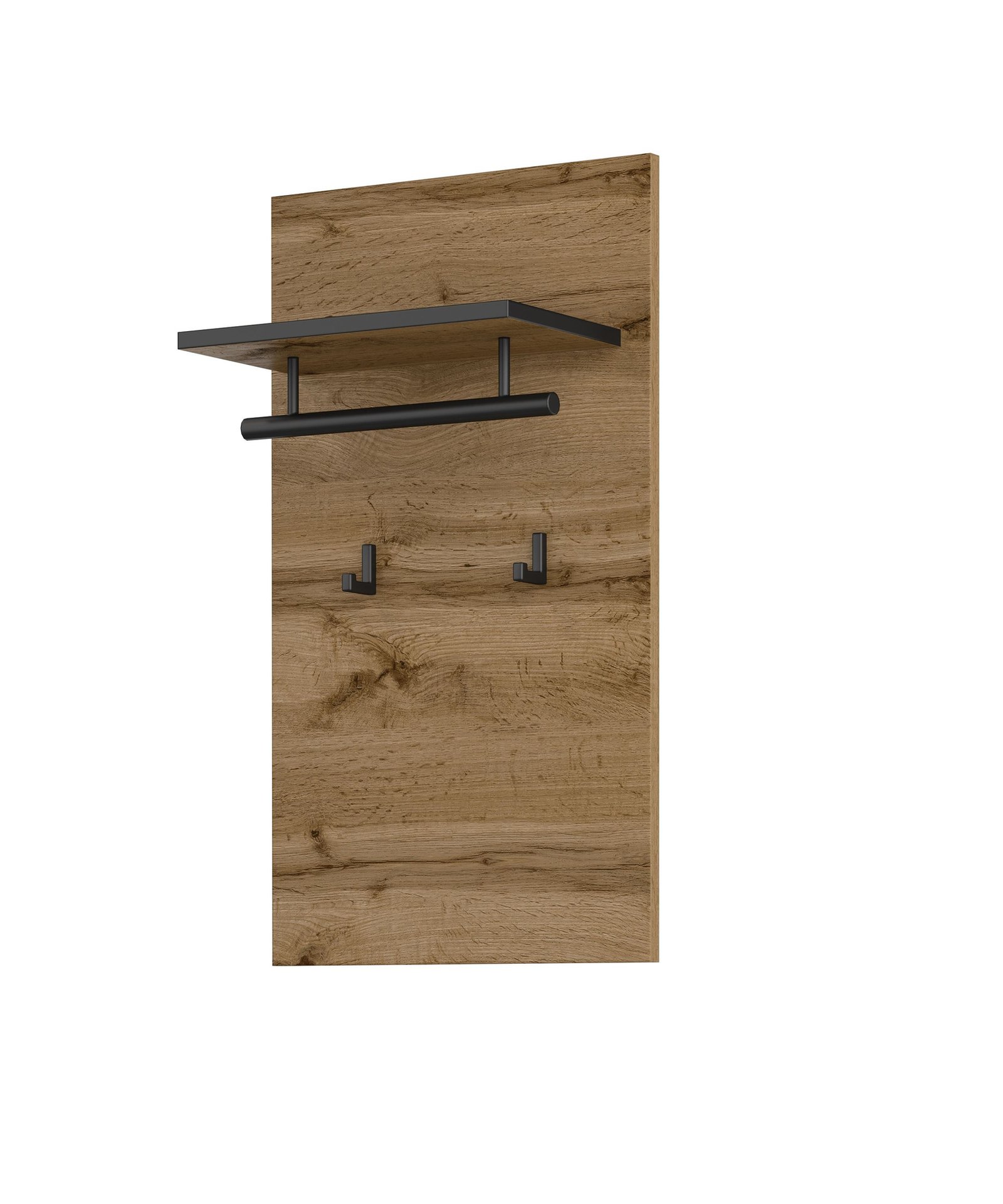 Cross Hall - Wotan Oak Hanging Panel, Matte Black