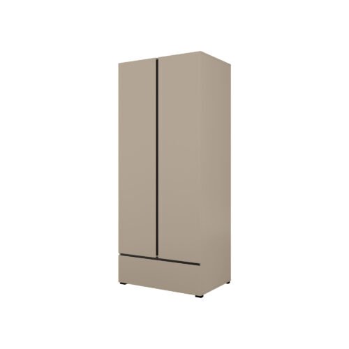 Cross S – Wardrobe 2D1S, Congo Black Onyx Matte Color