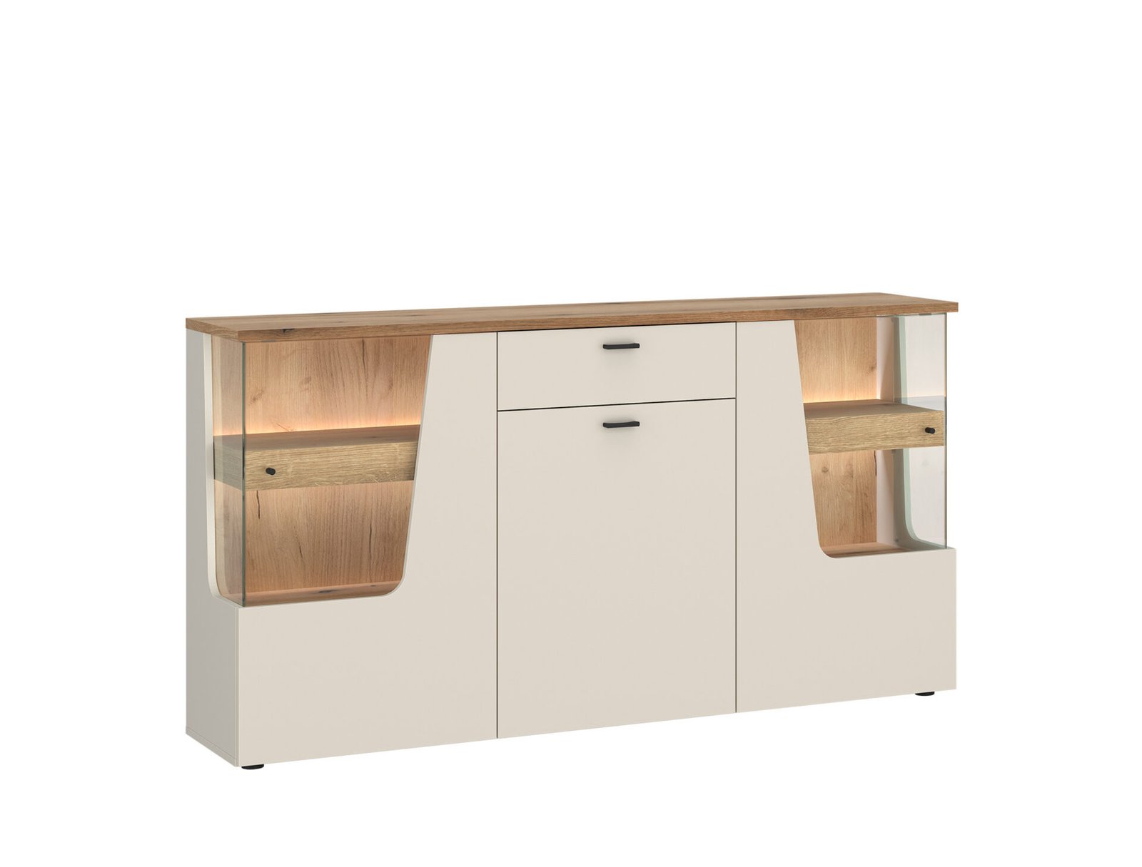 CUT OUT CTUK01 - 3D1S Cashmere Oak Coast Evoke Chest of Drawers