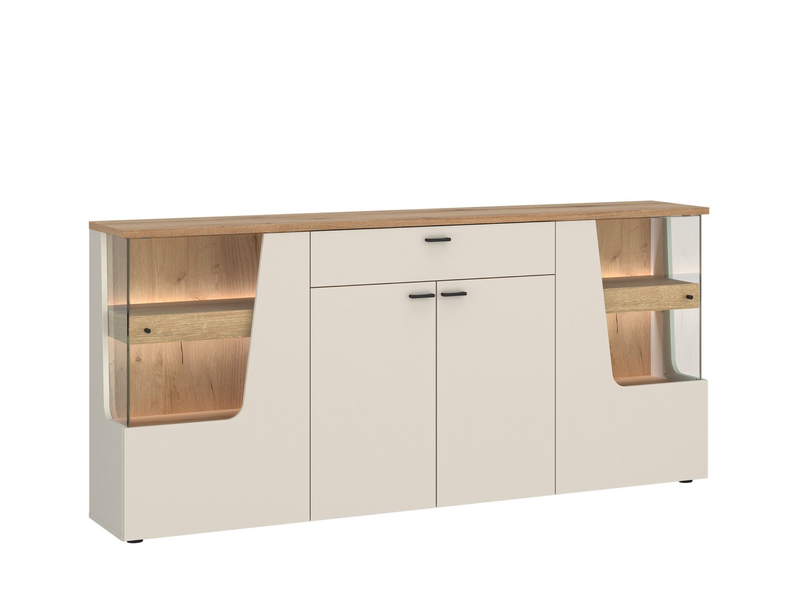 CUT OUT CTUK02 - 4D1S Cashmere Oak Coast Evoke Chest of Drawers