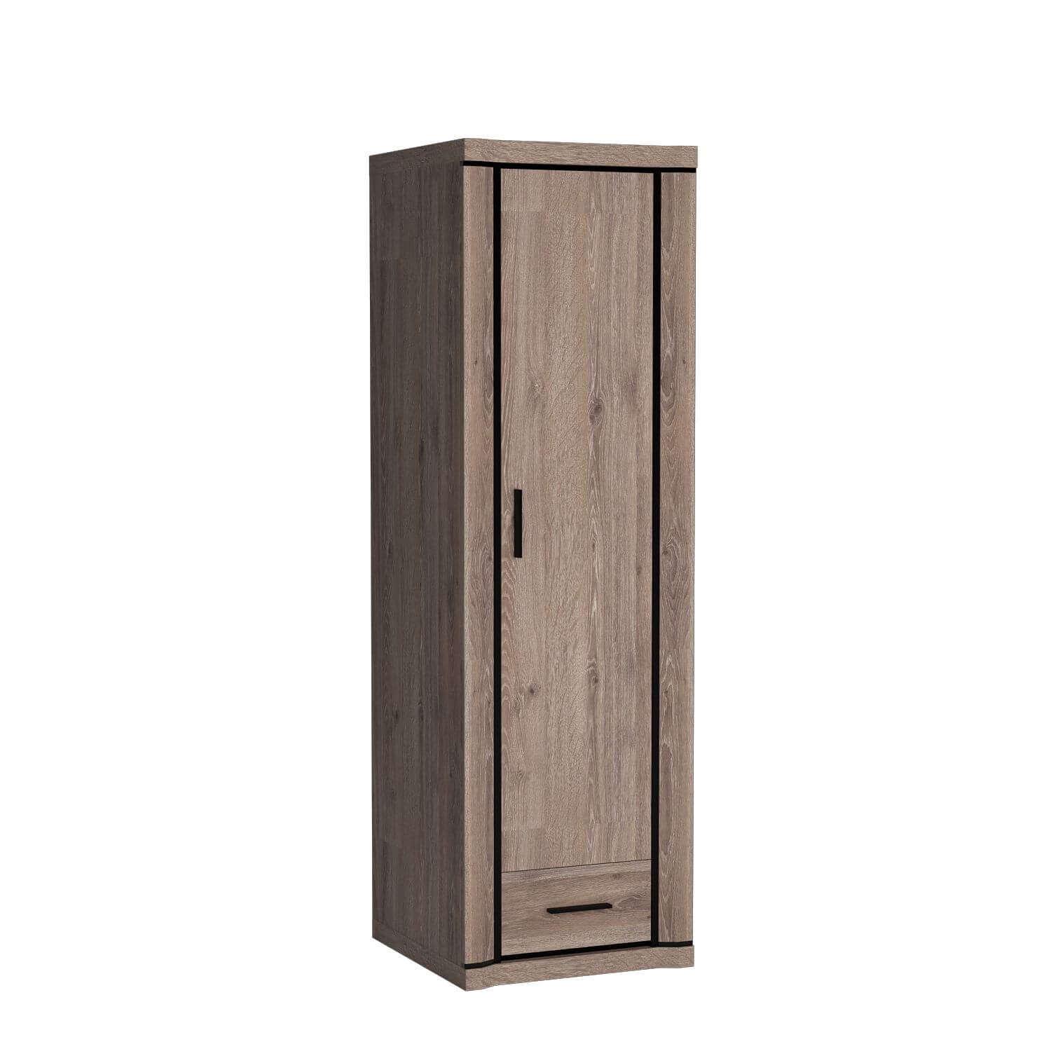 DALLAS-19 - Wardrobe 1D1S, oak color truffles