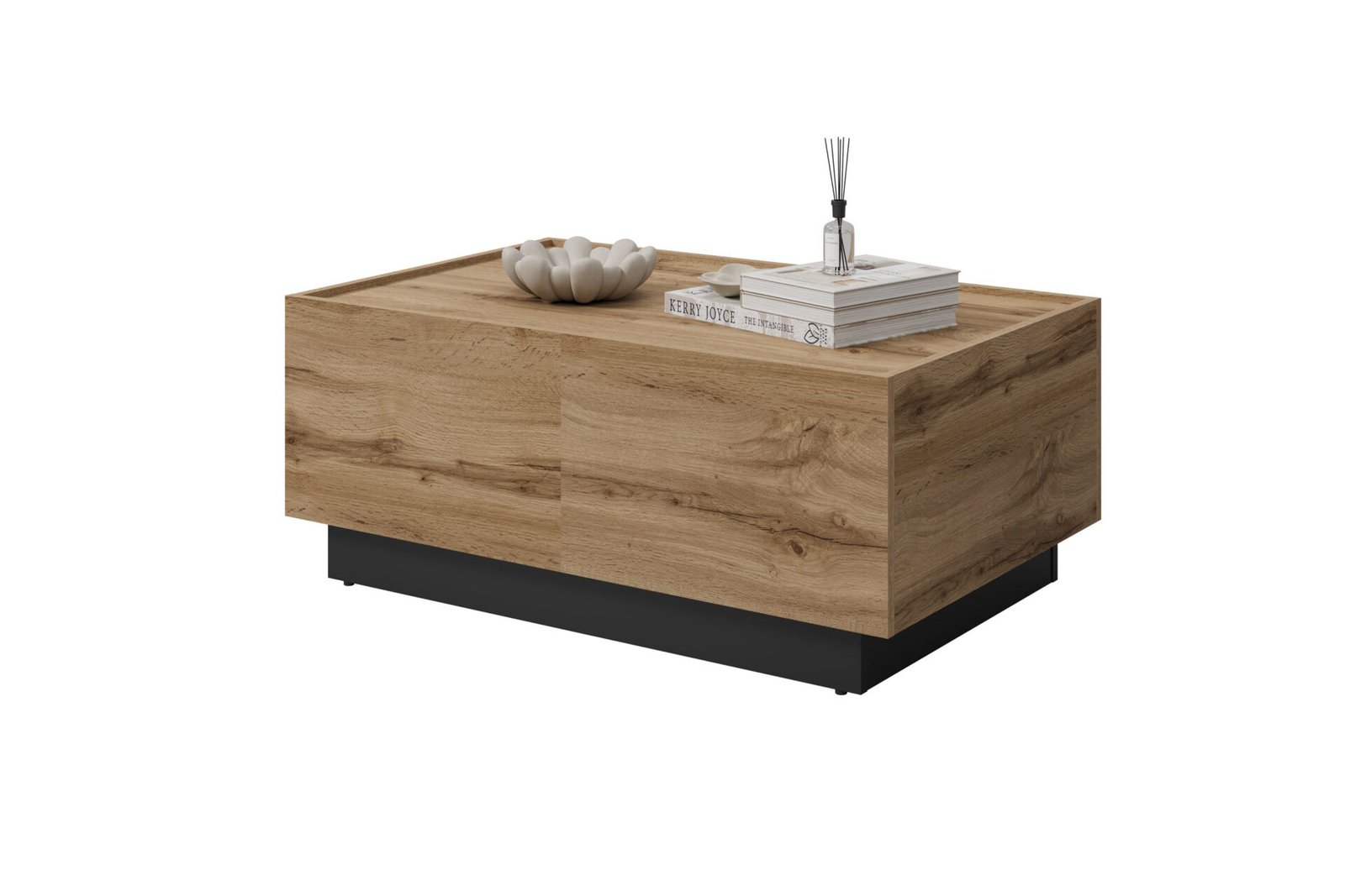 Eko - extendable coffee table Wotan oak black onyx color - Image 4