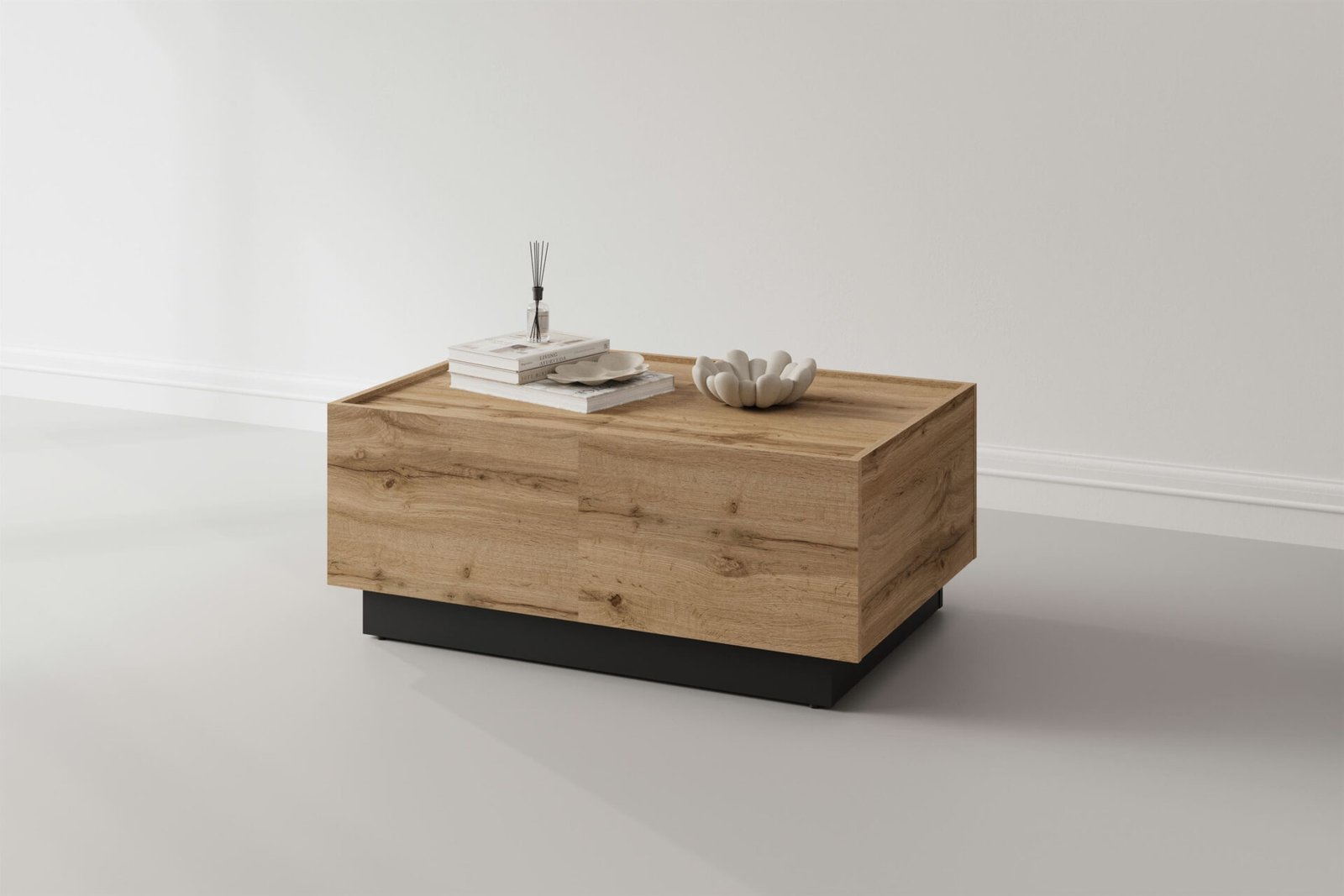 Eko - extendable coffee table Wotan oak black onyx color - Image 5