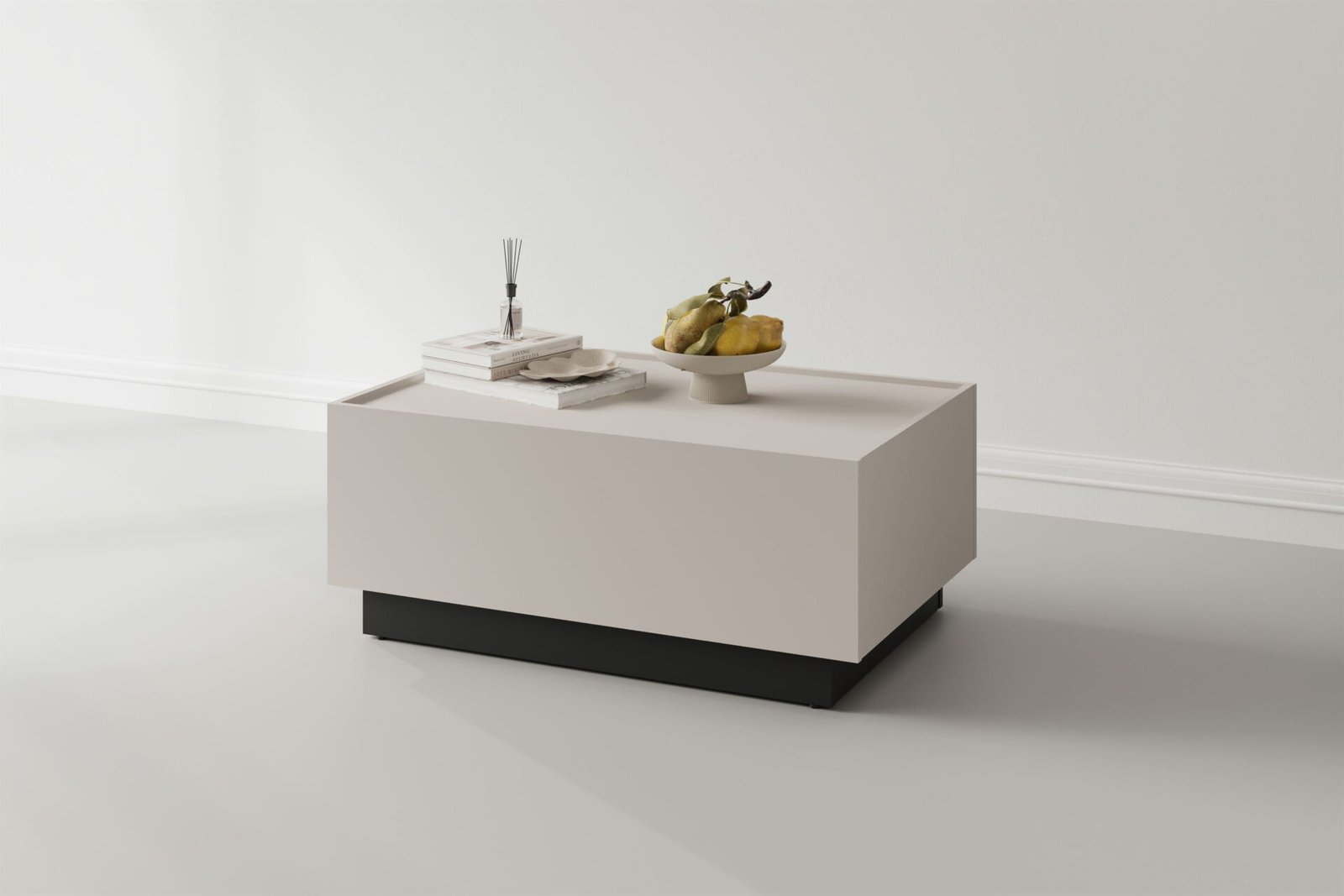 Eko - extendable coffee table, cashmere black, onyx color - Image 5