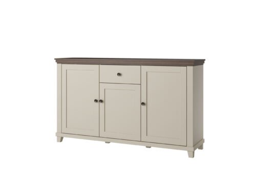 Evora WM – 3D1S chest of drawers, light beige, oak, Dunin