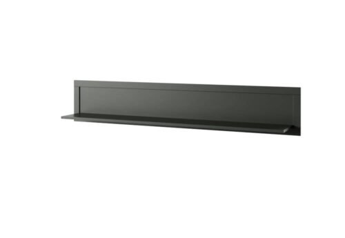 Evora WM hanging shelf, 177 cm, green / Lefkas oak