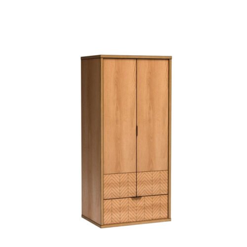 FONTI-1 – Wardrobe 2D1S Caramel oak