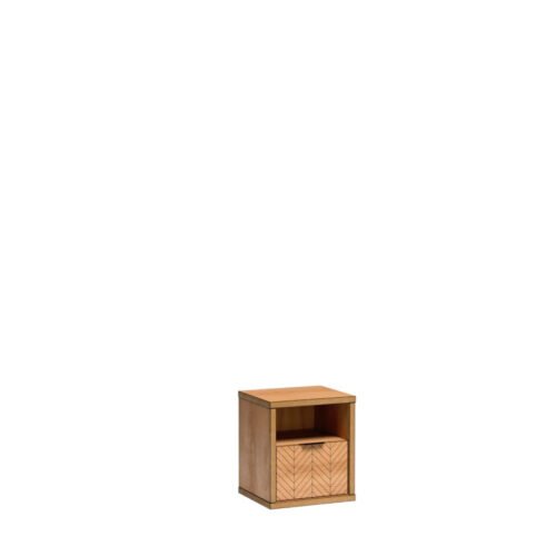 FONTI-13 – Bedside table with 1 drawer, caramel oak color