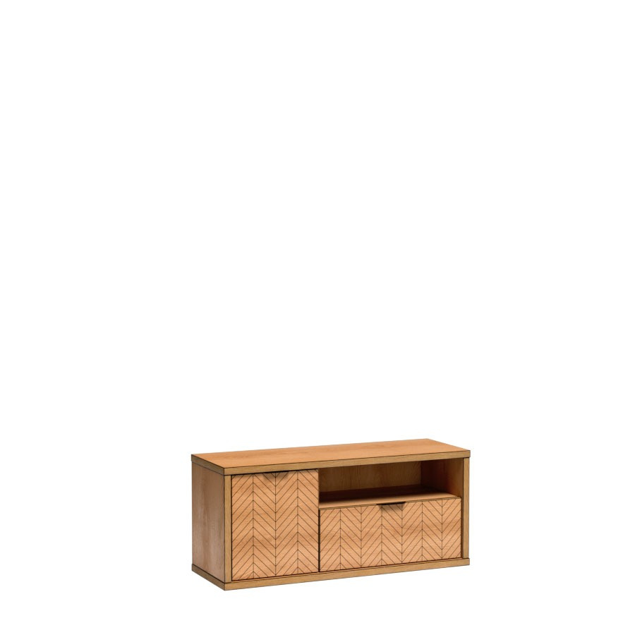 FONTI-7 - TV cabinet 1D1S caramel oak