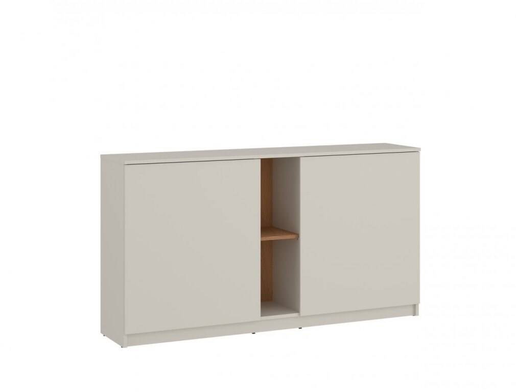 Fano FANK03 – 2-door chest of drawers, cashmere/caramel oak color