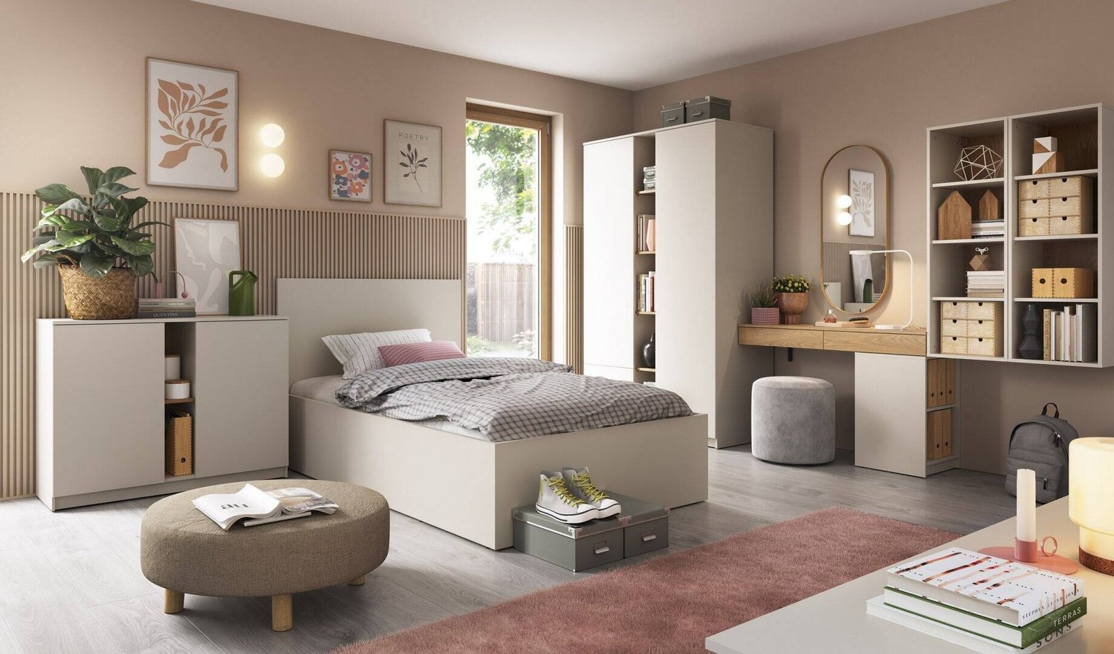 Fano FANZ03 – Bed 140x200 cm Cashmere - Image 5