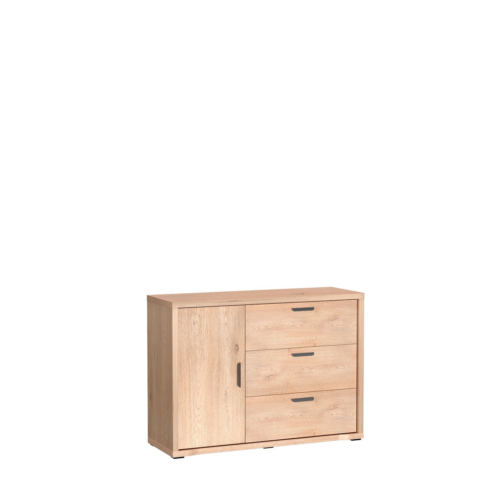 GRANDE-1 - Chest of drawers 1D3S, Cremona oak