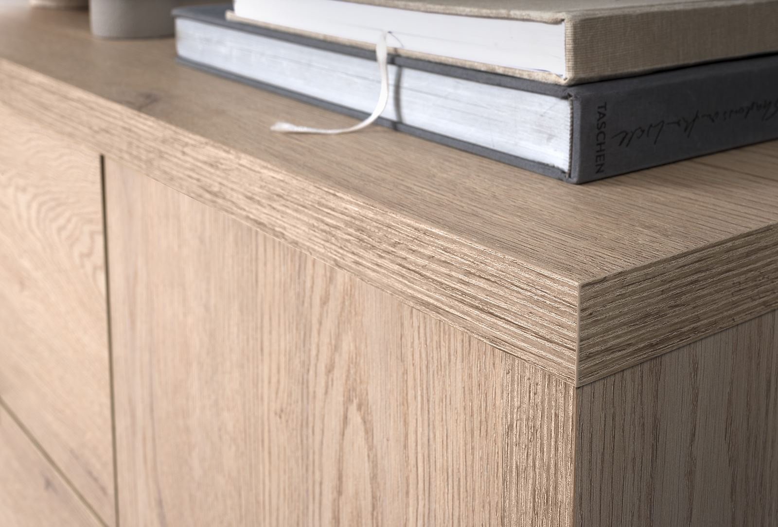 GRANDE-4 - Single-door display cabinet, Cremona oak - Image 3