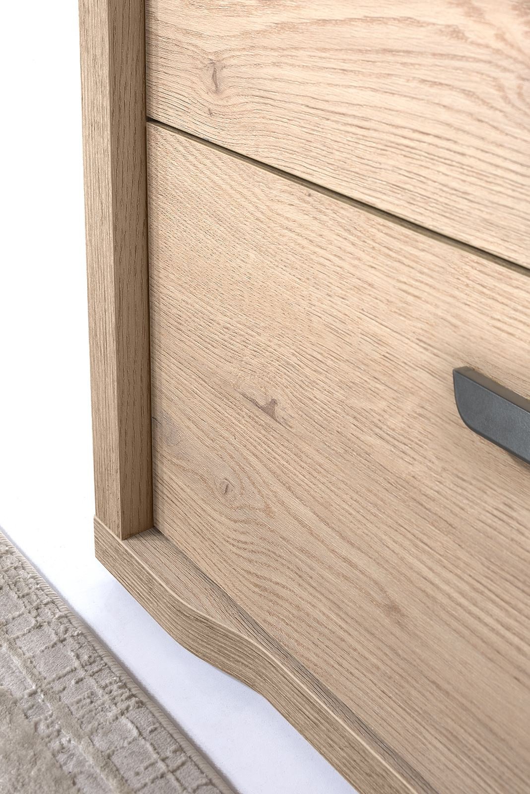 GRANDE-4 - Single-door display cabinet, Cremona oak - Image 4