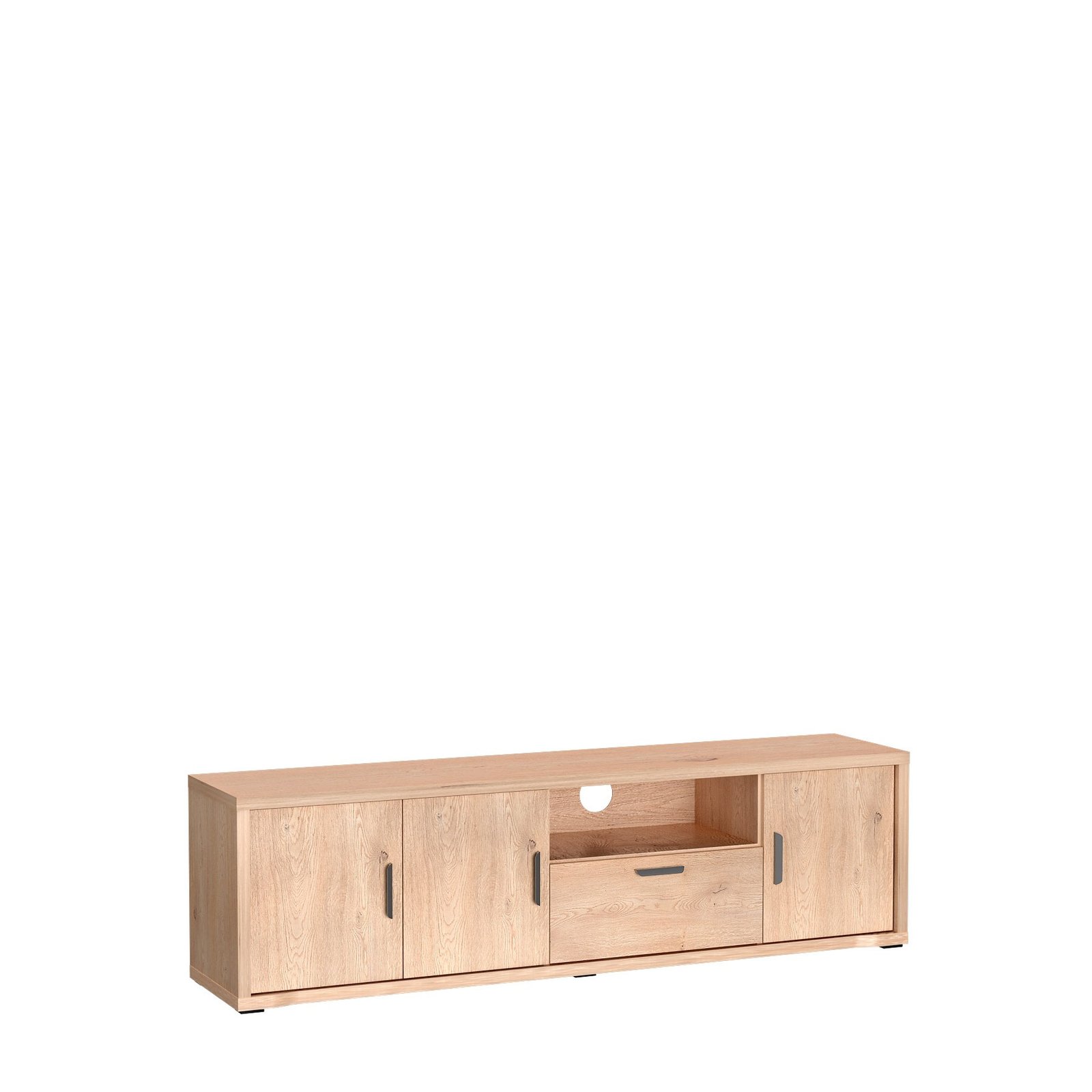 GRANDE-5 - TV cabinet 3D1S, Cremona oak color