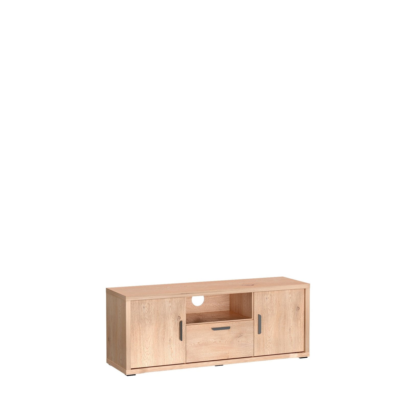 GRANDE-6 - TV cabinet 2D1S, Cremona oak color