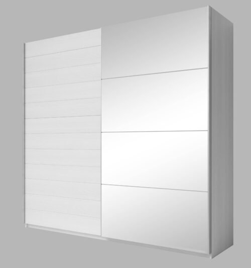Galaxy wardrobe, 2 doors, 200 cm, Abisko ash color