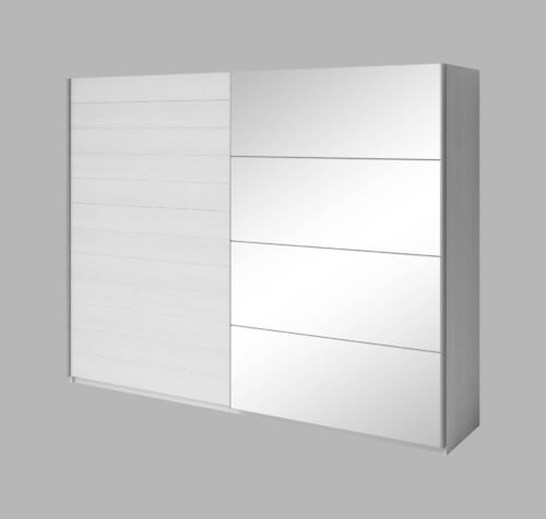 Galaxy wardrobe, 2 doors, 270 cm, Abisko ash color
