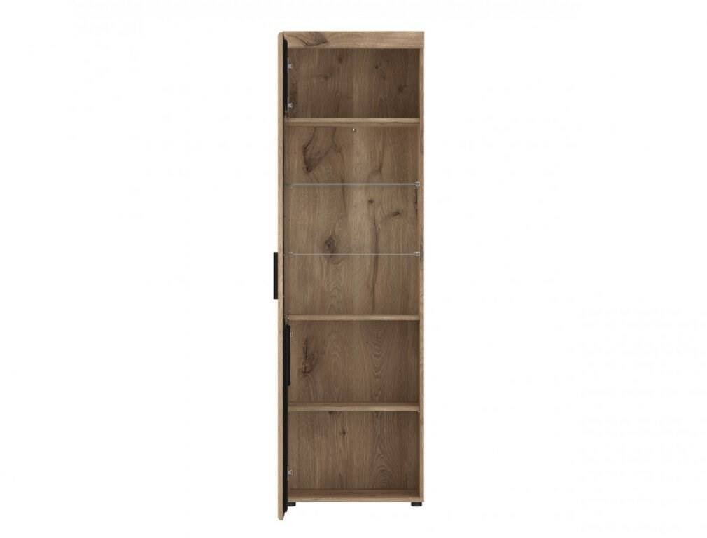 Grano GRNV01L – 1-door display cabinet Viking Oak/Space Gray - Image 2