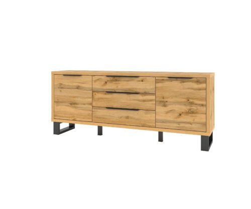 Halle WM chest of drawers 2D3S Wotan oak