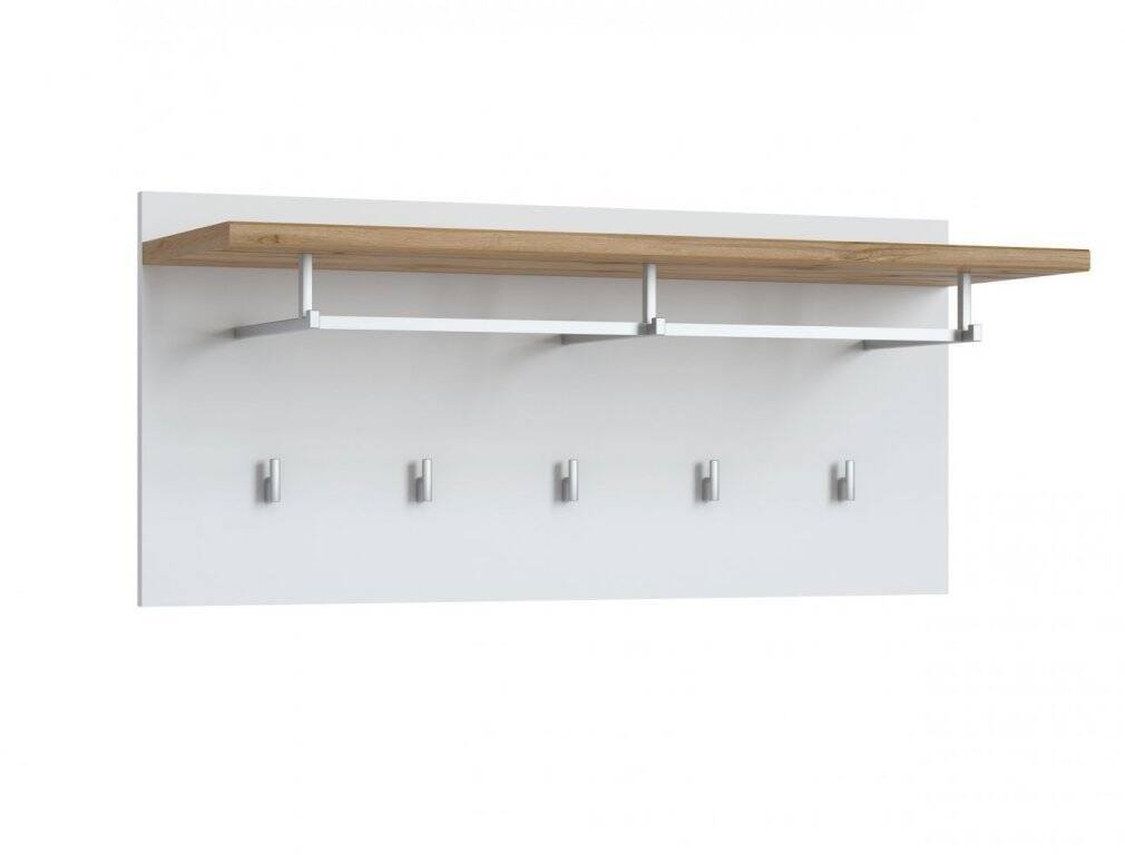 Hola HOLG02 - Hanging shelf, white/Wotan oak