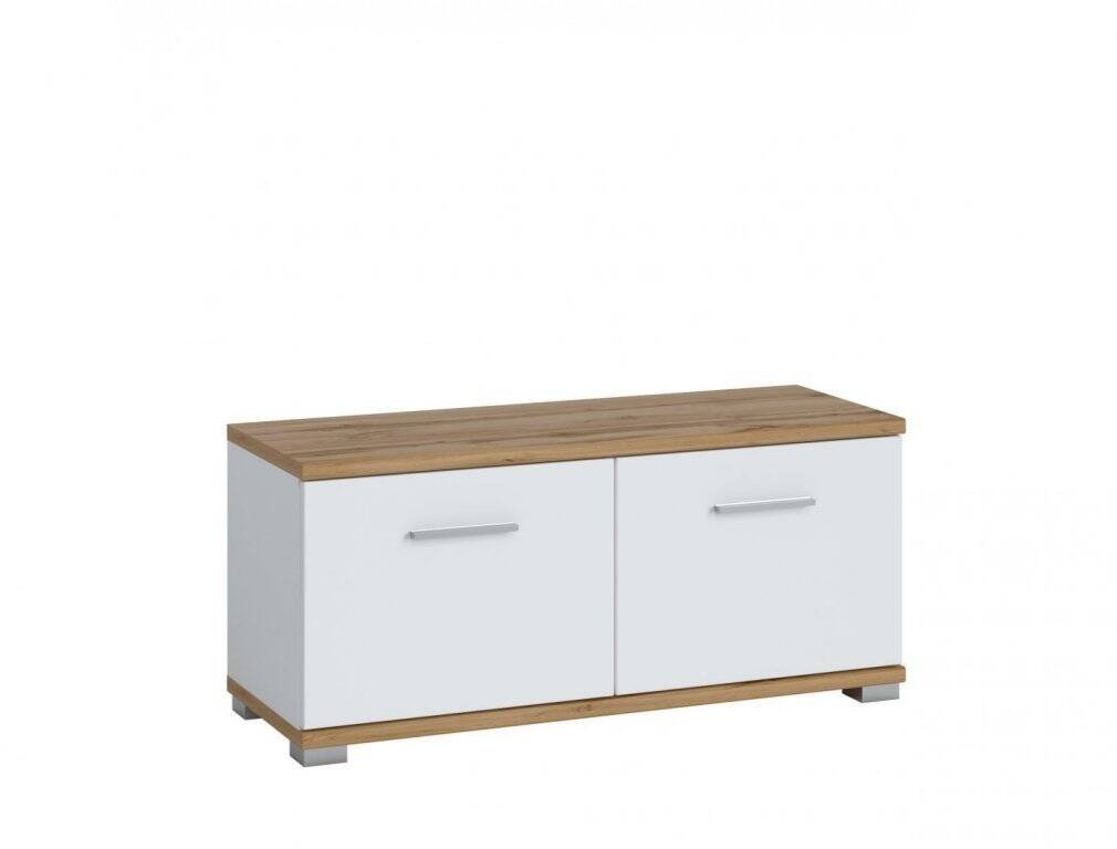 Hola HOLG05 - Chest of drawers-bench, white/Wotan oak