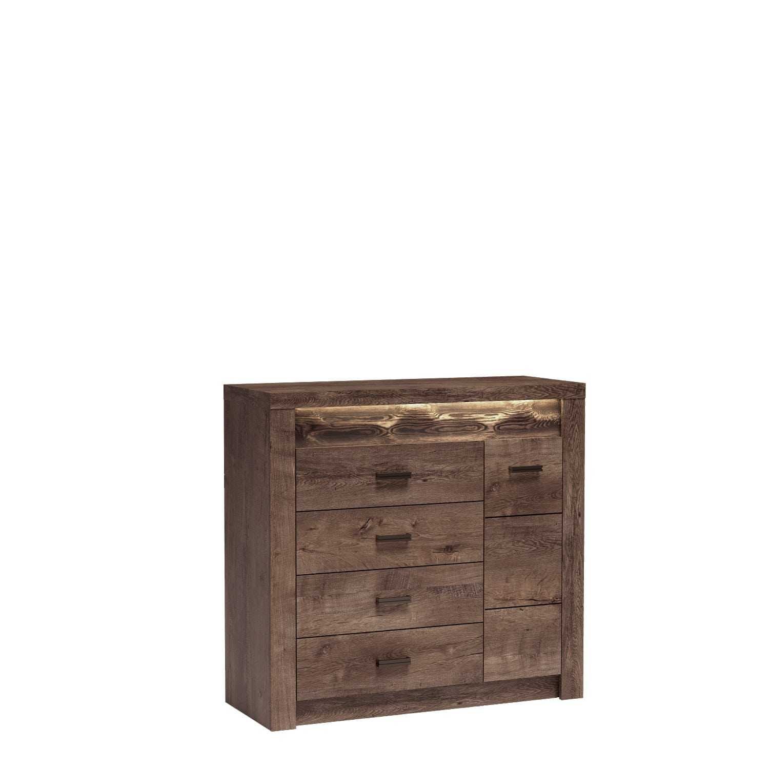 INDIANAPOLIS-17 - 1D4S Dark ash chest of drawers