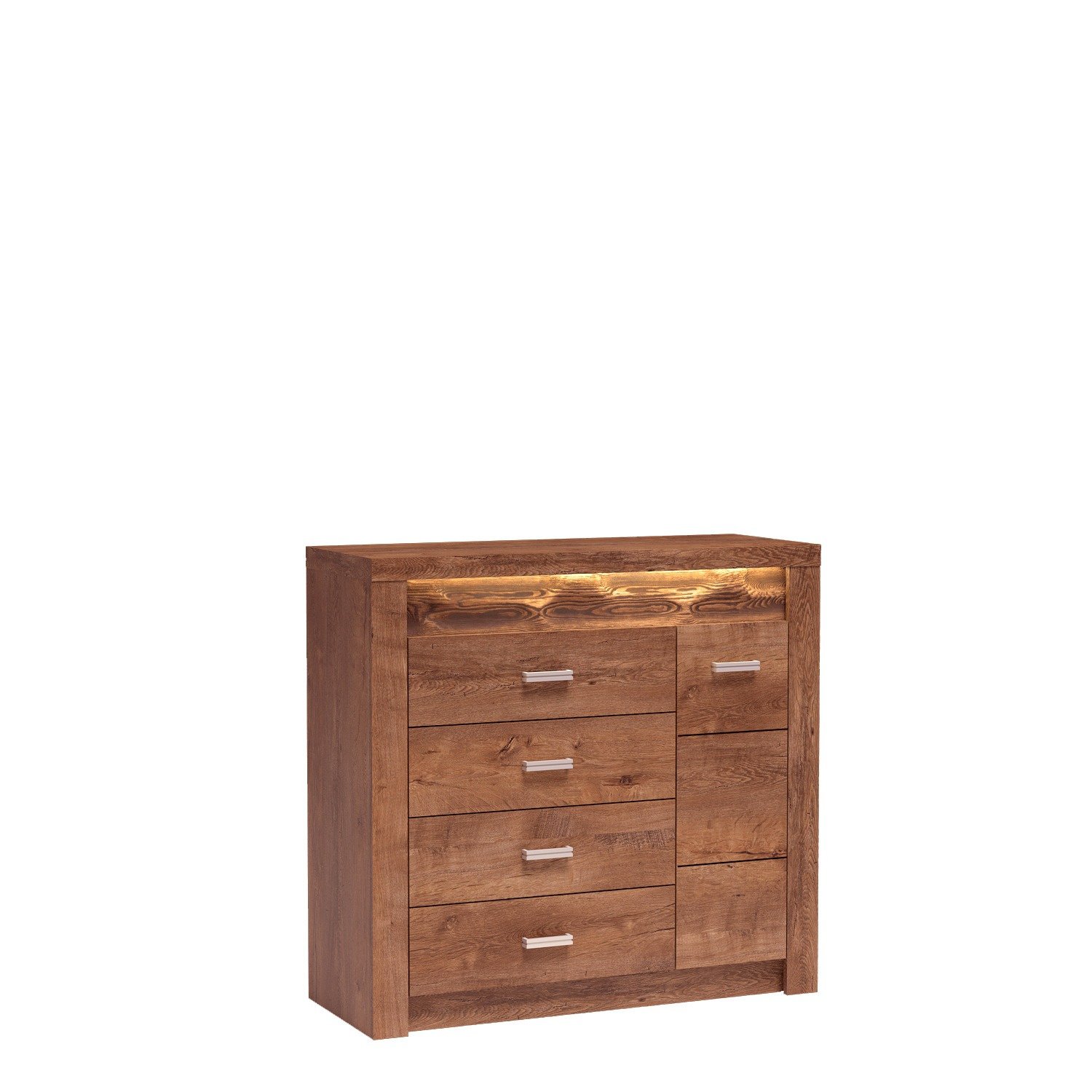 INDIANAPOLIS-17 - Chest of drawers 1D4S light ash color