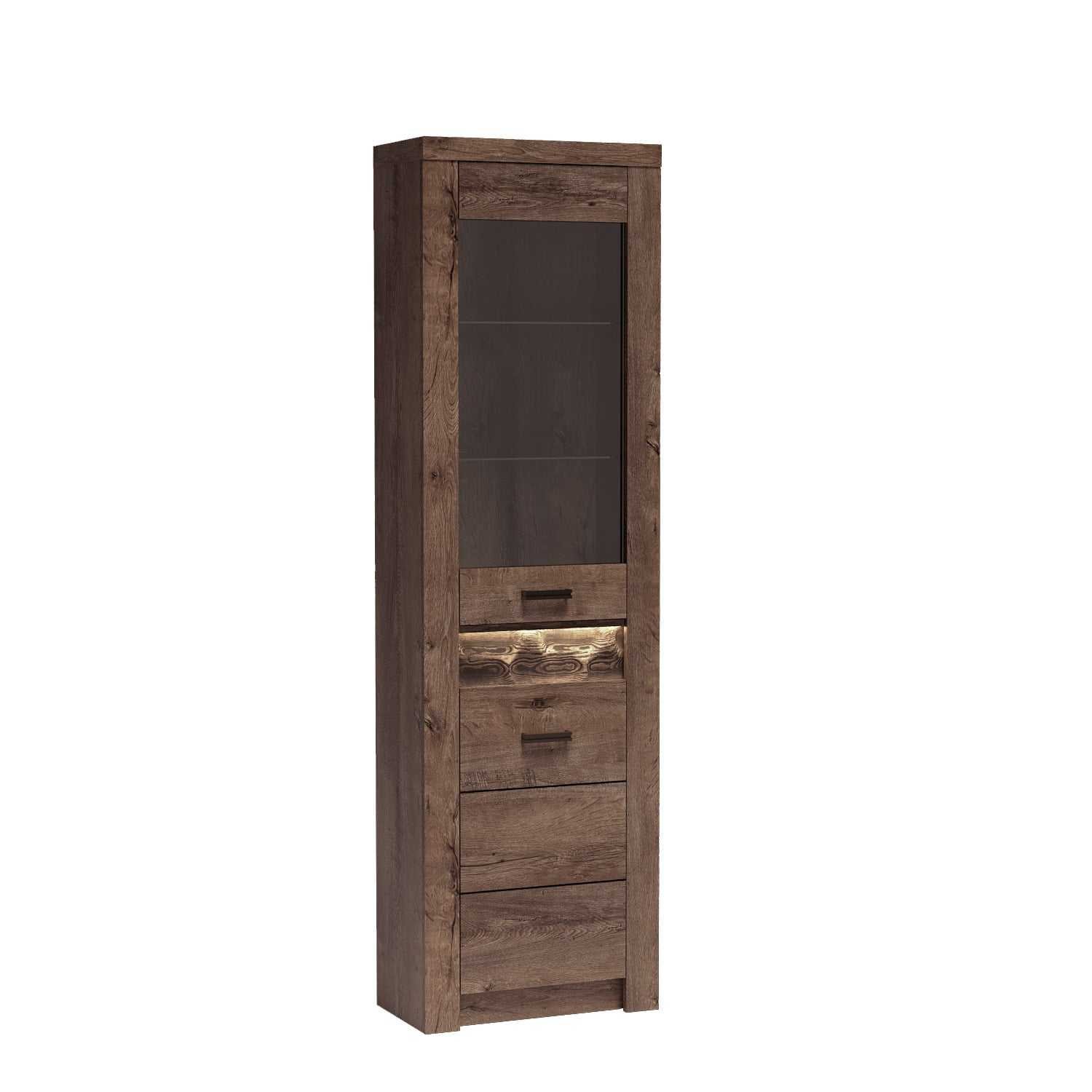 INDIANAPOLIS-23 - 2-door display cabinet, dark ash color