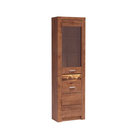 INDIANAPOLIS-23 – Two-door display cabinet, light ash color