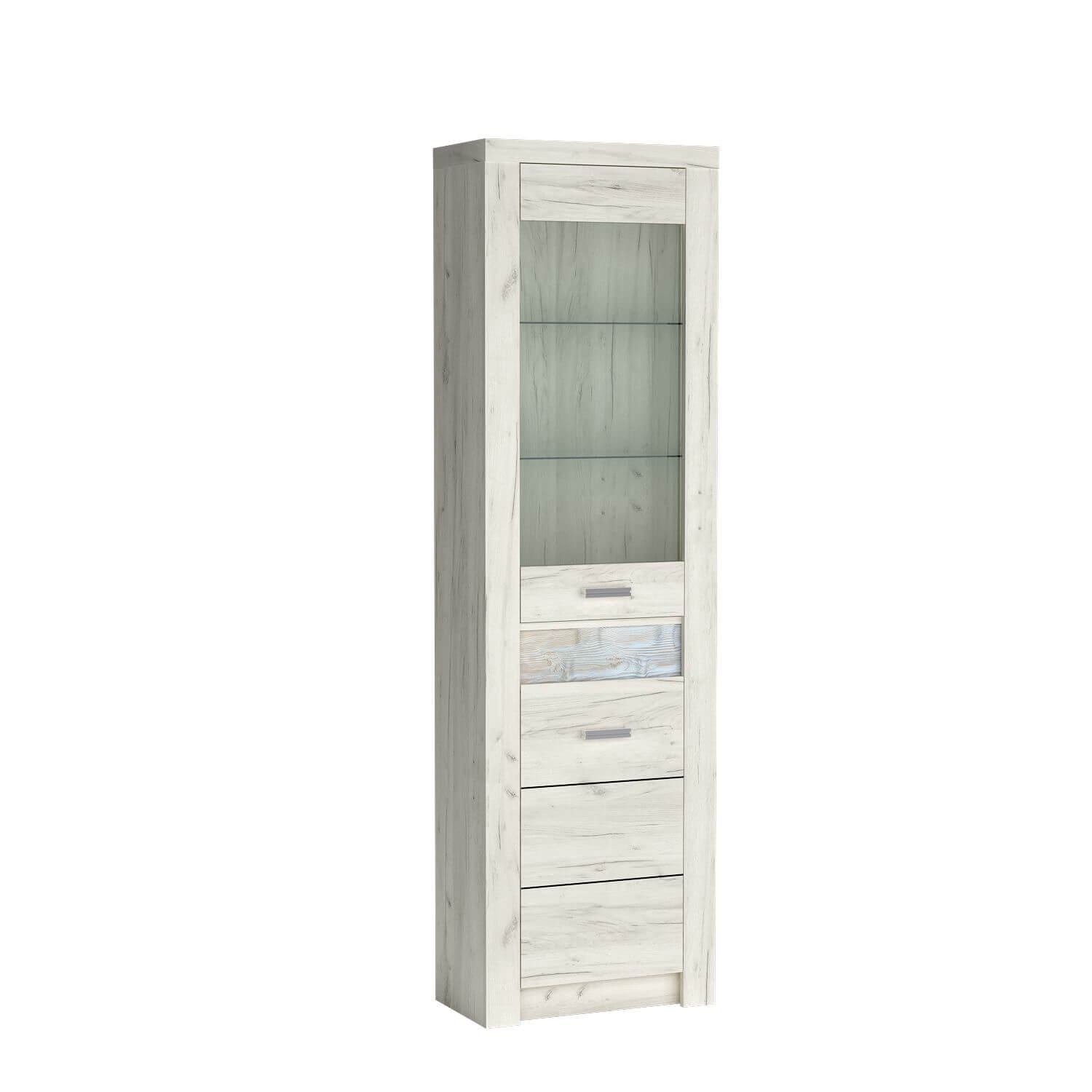 INDIANAPOLIS-23 - Two-door Kraft display case, white