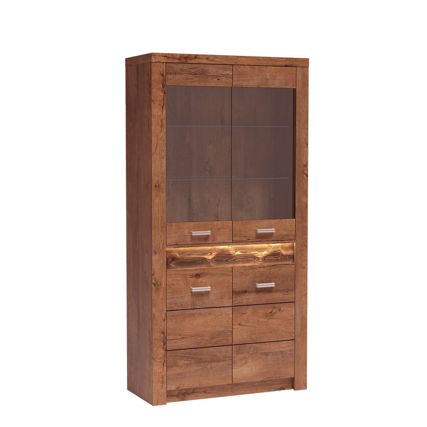 INDIANAPOLIS-3 - 4-door display cabinet, light ash color