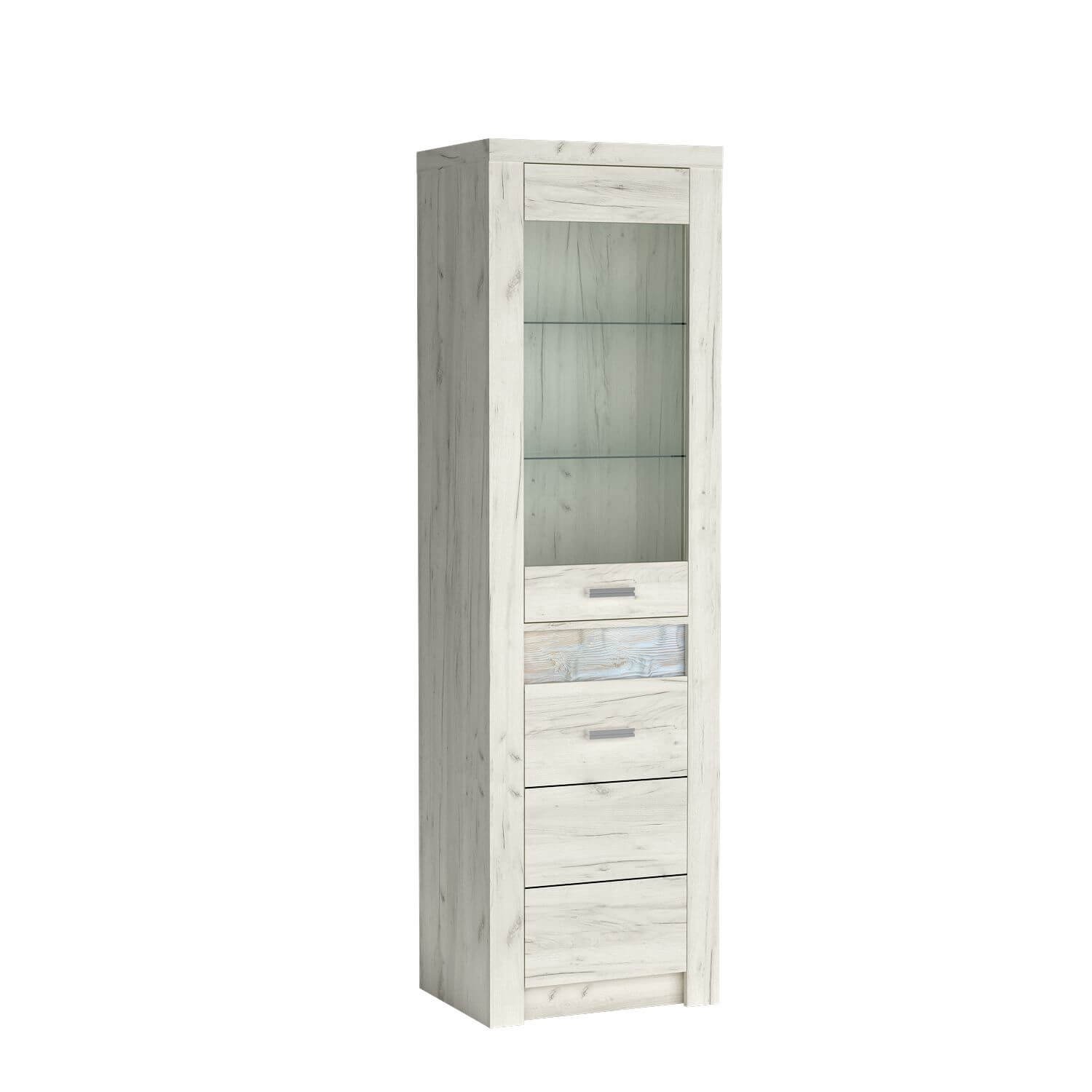 INDIANAPOLIS-4 - 2-door white Kraft paper display case