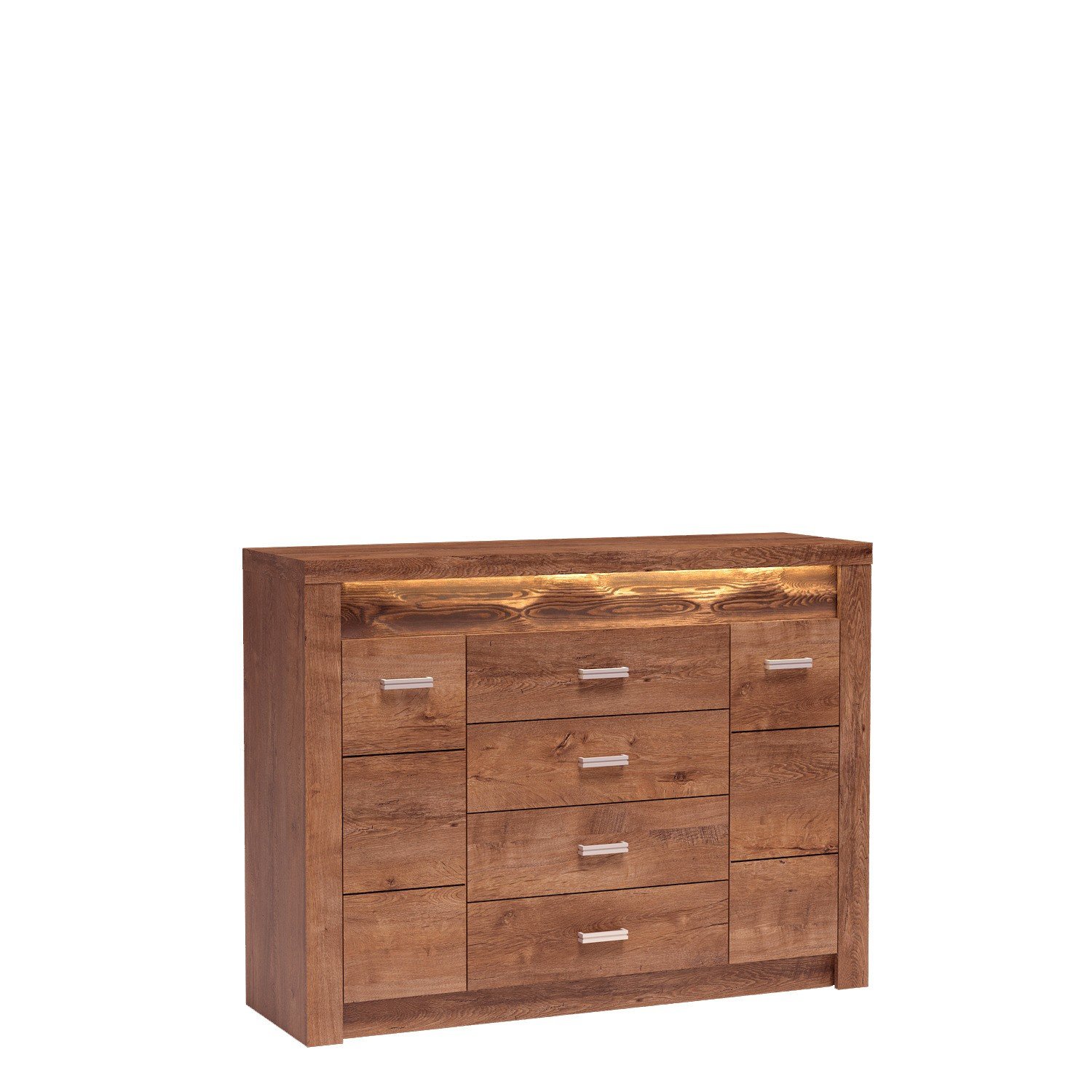 INDIANAPOLIS-7 - Chest of drawers 2D4S light ash color