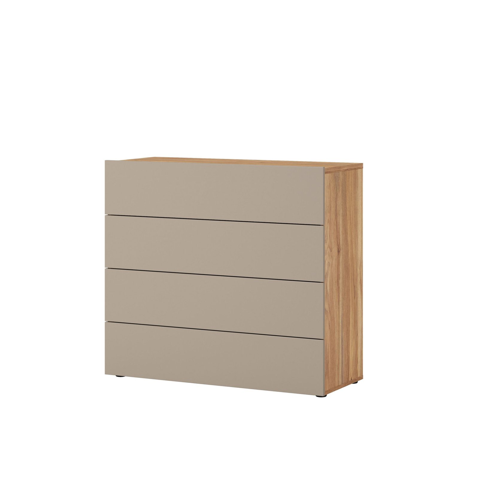Impressio – 4-drawer chest of drawers Mauvela Congo oak
