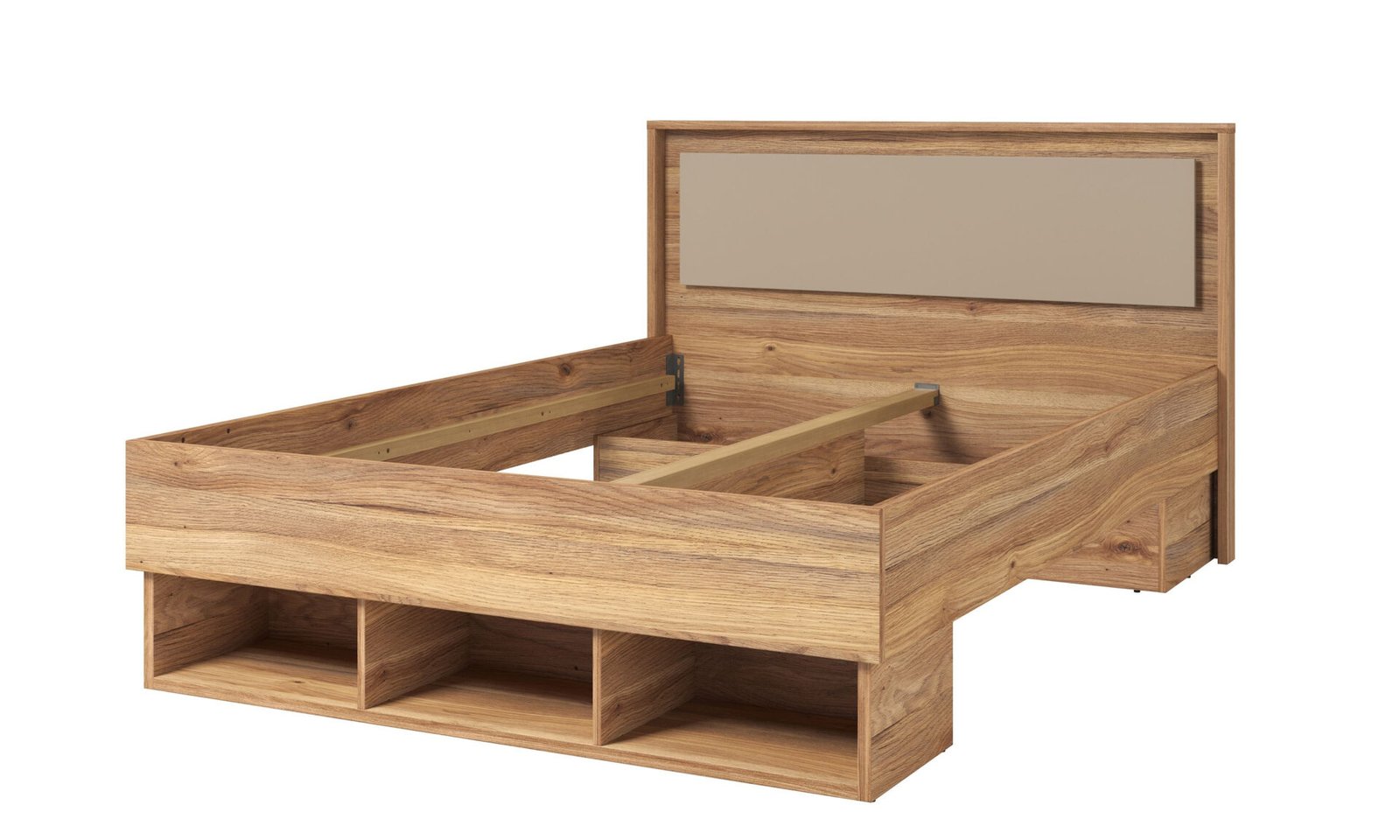 Impressio - Bed 140 x 200 cm Mauvela Congo oak - Image 3