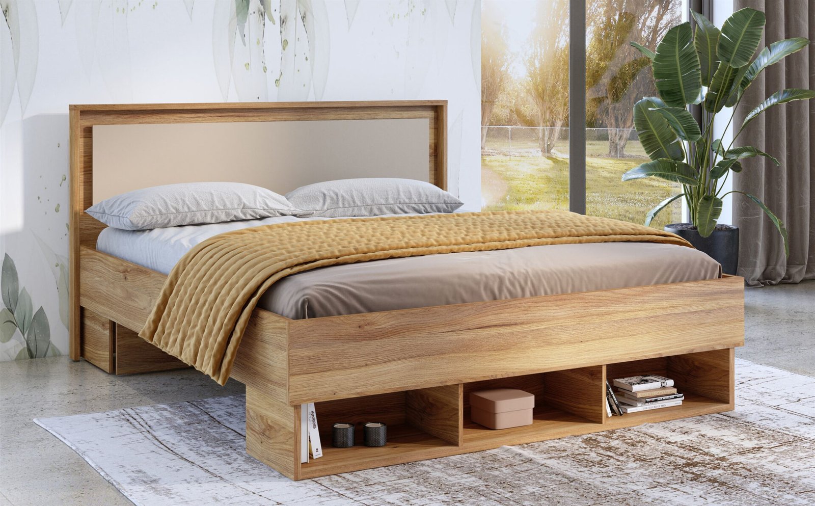 Impressio - Bed 160 x 200 cm Mauvela Congo oak - Image 6