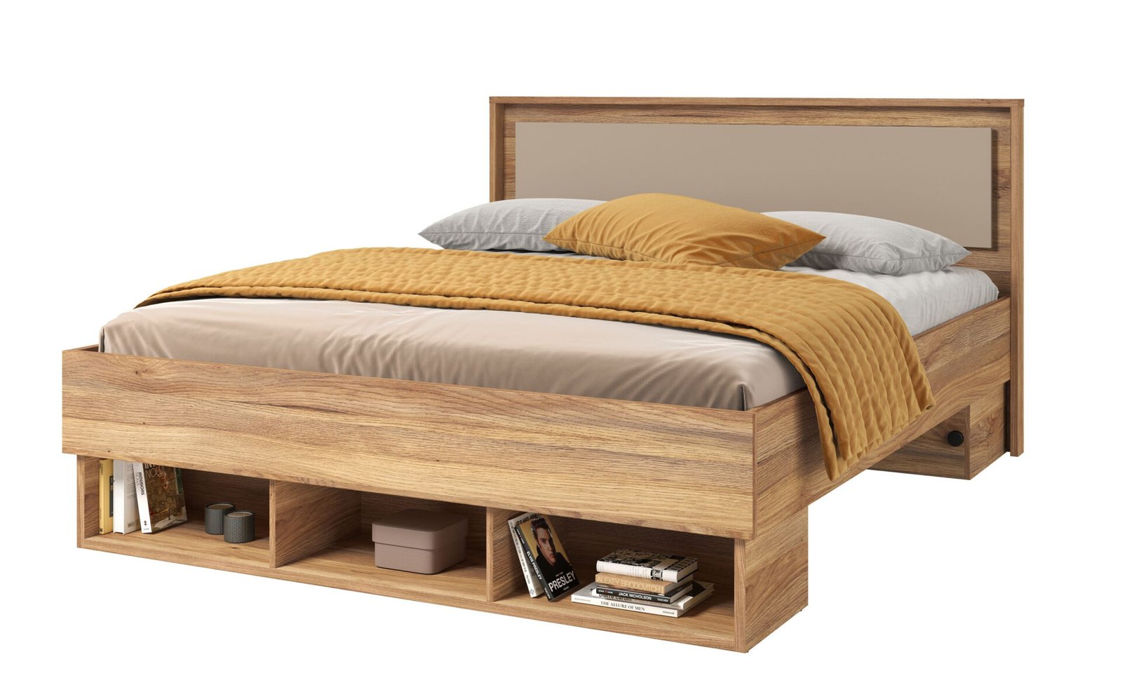 Impressio - Bed 160 x 200 cm Mauvela Congo oak - Image 5