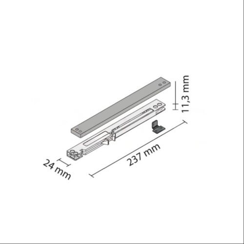 Impressio – Silent Systems – Soft Closing Mechanism Set, 2 pcs., for cabinets types 61 and 63