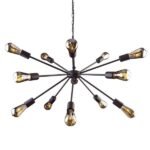 Hanging lamp "Rod Black"