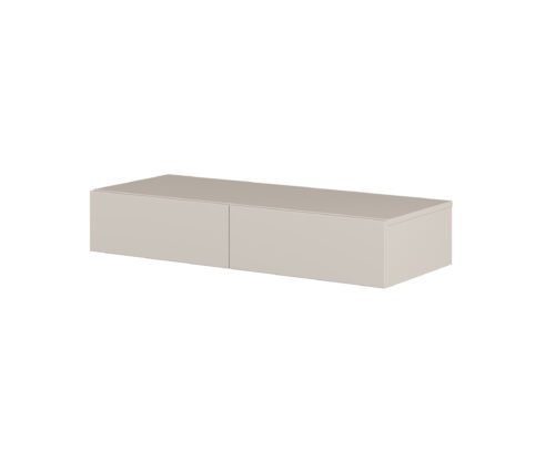 Jukon S – Wall-mounted dressing table 2S Cashmere color