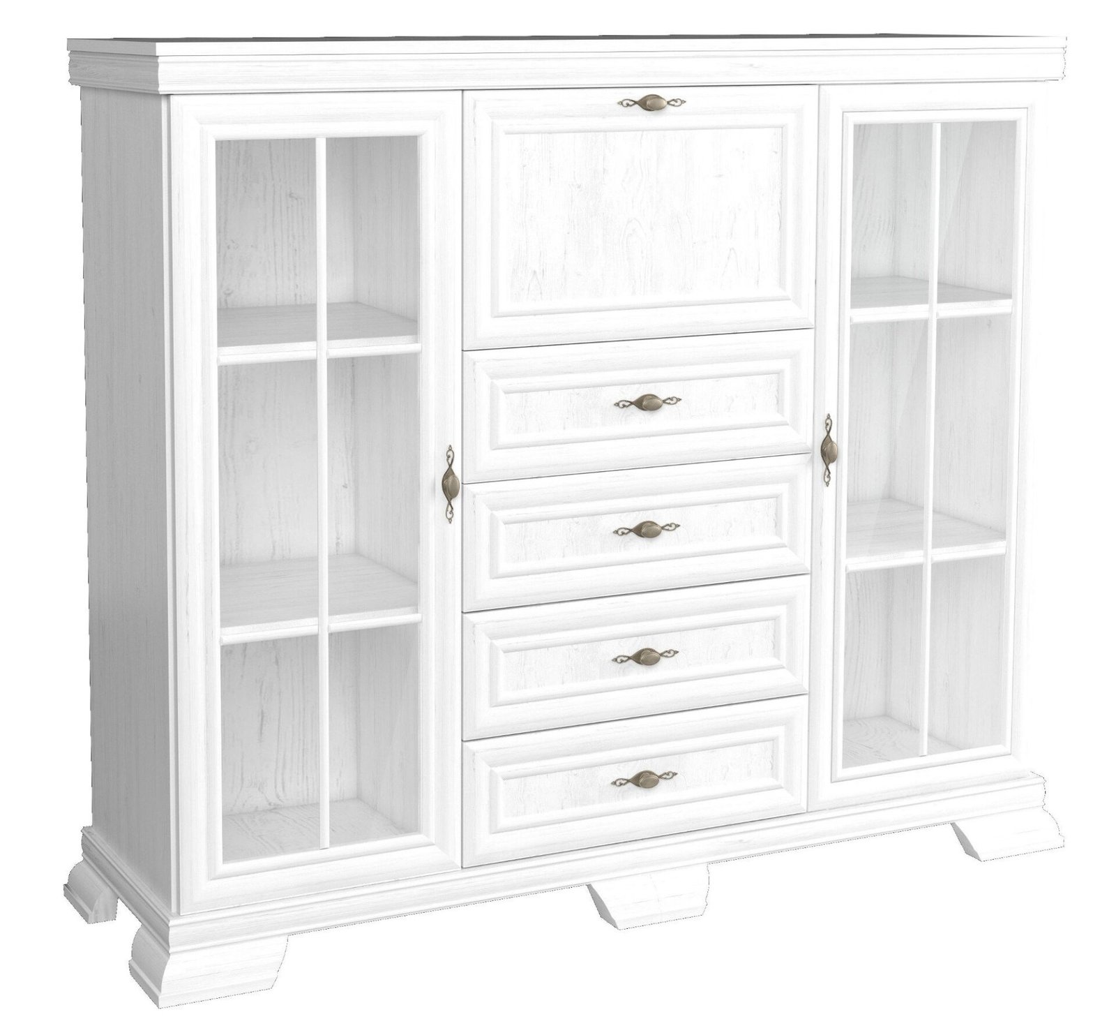 Kora Andersen KK7 - tall chest of drawers with glass