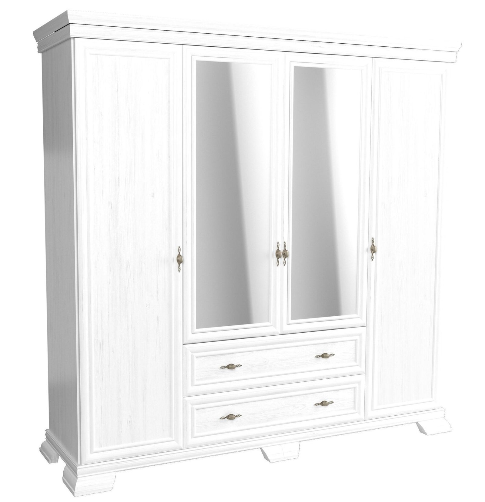 Kora Andersen KS 3 - 4 door wardrobe with mirror