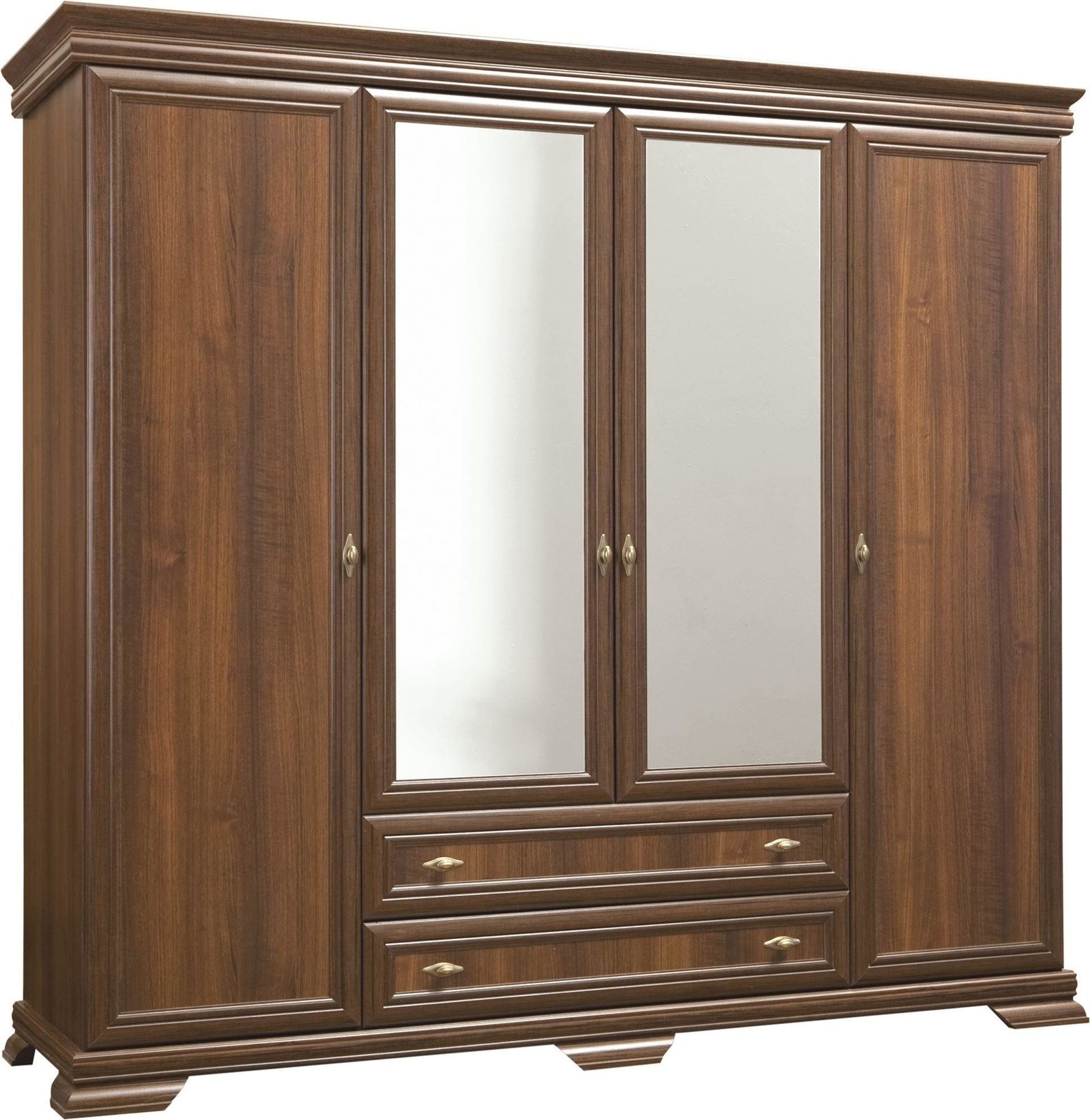 Kora KS 3 - 4-door wardrobe with mirror
