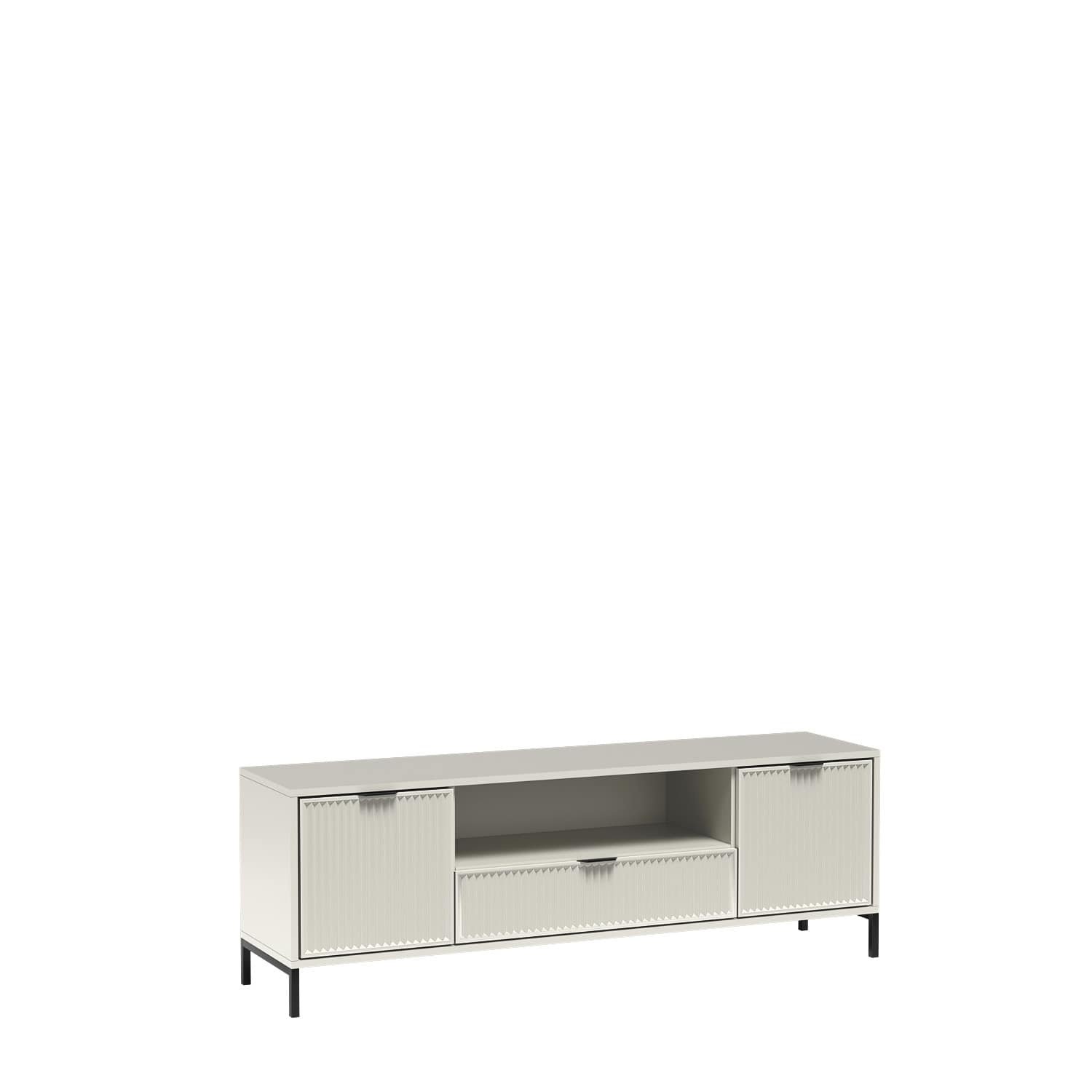 LINKaSTYLES-4 - TV chest of drawers 2D1S cashmere color