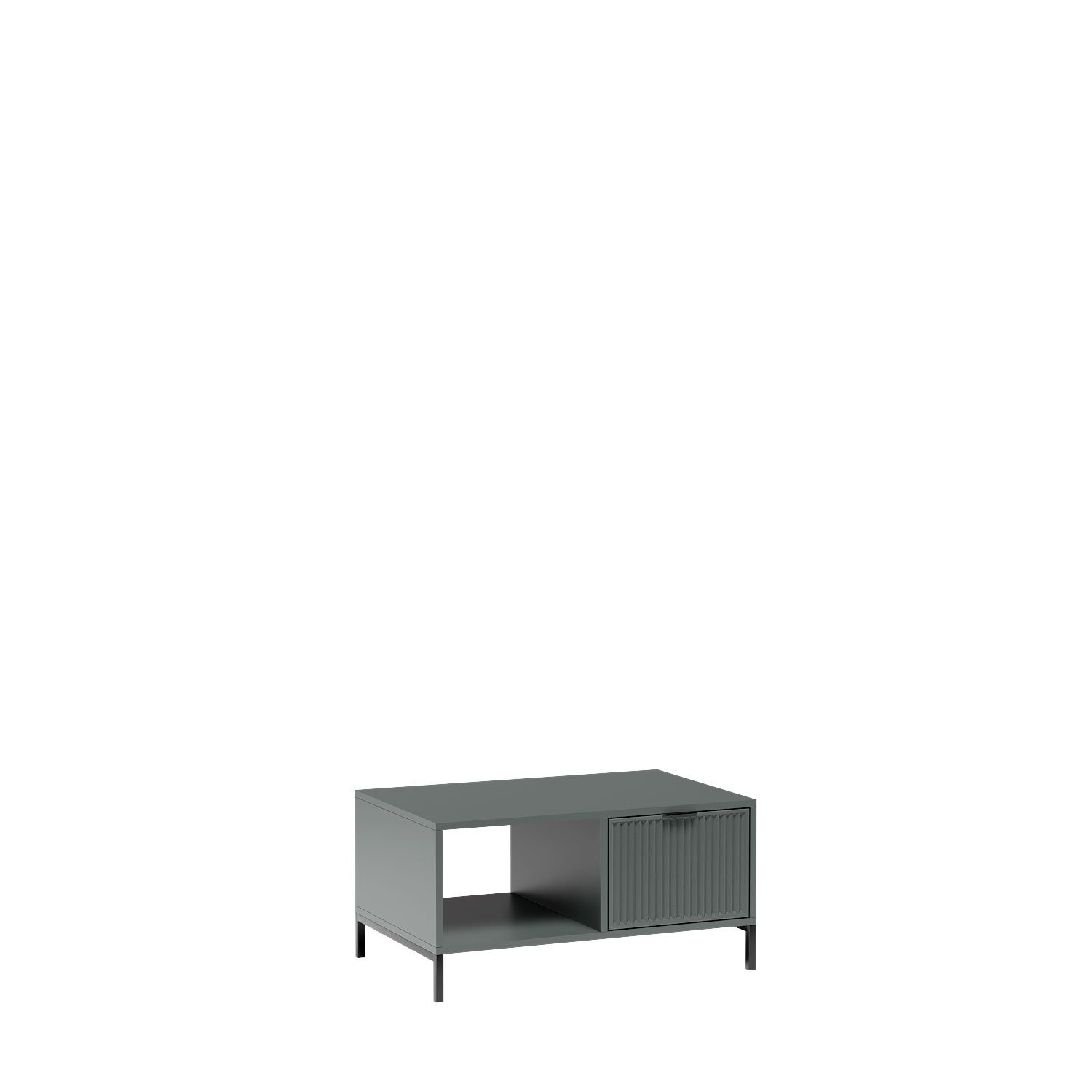 LINKaSTYLES-6 - Green stone coffee table with 1 drawer